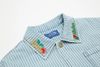WES®️| ÁO KHOÁC DENIM CỔ BẺ THÊU HỌA TIẾT SUMMER RETRO UNISEX WES2026
