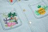 WES®️| ÁO KHOÁC DENIM CỔ BẺ THÊU HỌA TIẾT SUMMER RETRO UNISEX WES2026