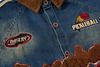 WES®️| ÁO KHOÁC SƠ MI DENIM HỌA TIẾT RETRO UNISEX WES2026