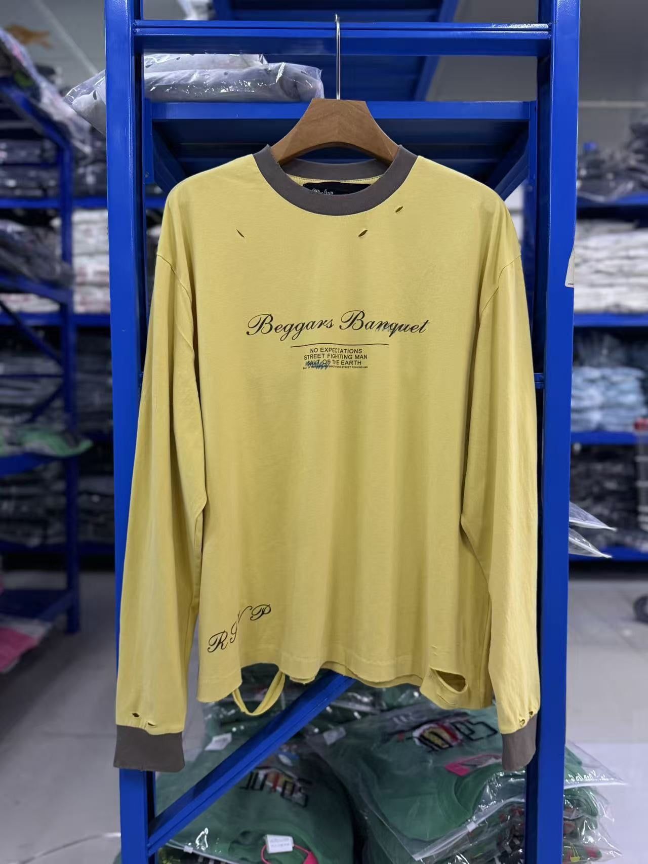 FK®️| ÁO LONG TEE DÀI TAY COTTON LÀM RÁCH IN KTS UNISEX PH3966
