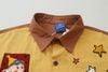 WES®️| ÁO SƠ MI DÀI TAY THÊU HỌA TIẾT HOẠT HÌNH UNISEX YH1150