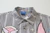 WES®️| ÁO SƠ MI DÀI TAY THÊU HỌA TIẾT HOẠT HÌNH UNISEX YH1089