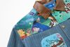 WES®️| ÁO KHOÁC DENIM CỔ BẺ DA THÊU HỌA TIẾT POOL RETRO UNISEX WES2026