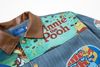WES®️| ÁO KHOÁC DENIM CỔ BẺ DA THÊU HỌA TIẾT POOL RETRO UNISEX WES2026