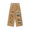 WES®️| QUẦN JEANS RETRO THÊU HỌA TIẾT HOẠT HÌNH VUI NHỘN ỐNG RỘNG WASH UNISEX WES6192