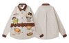 WES®️| ÁO SƠ MI DÀI TAY THÊU HỌA TIẾT HOẠT HÌNH SHINCHAN UNISEX YH1135