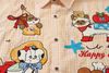 WES®️| ÁO SƠ MI DÀI TAY THÊU HỌA TIẾT HOẠT HÌNH UNISEX YH1087