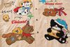 WES®️| ÁO SƠ MI DÀI TAY THÊU HỌA TIẾT HOẠT HÌNH UNISEX YH1087