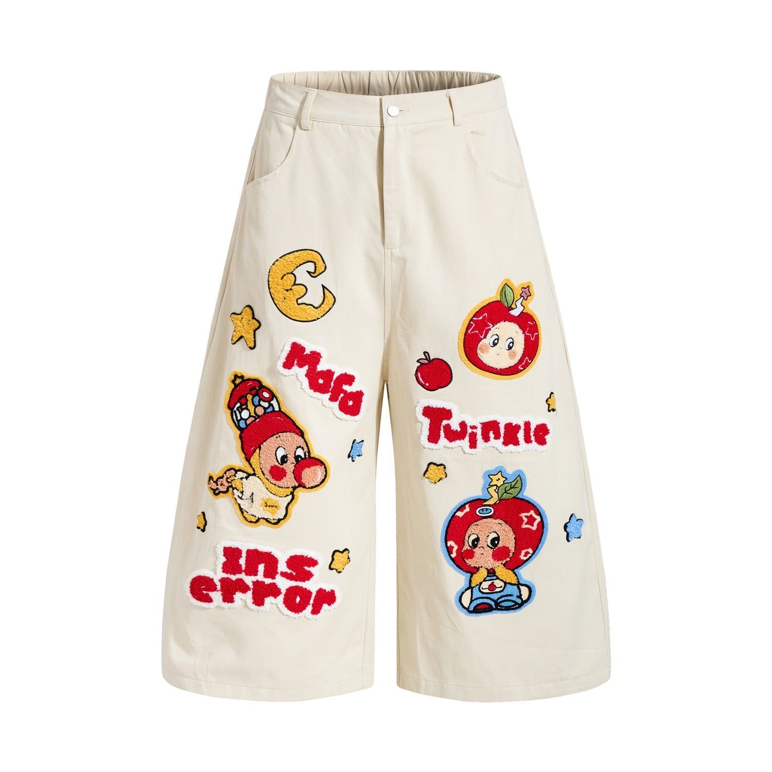 WES®️| QUẦN LỬNG ỐNG RỘNG DÁNG SUÔNG THÊU TWINKLE UNISEX K8011