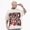 FG®️| ÁO THUN CỔ TRÒN NGẮN TAY IN HÌNH CÁCH ĐIỆU OVERSIZE FG ZB096