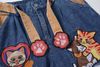 WES®️| QUẦN SHORT DENIM THÊU HOẠT HÌNH CAT DÁNG RỘNG UNISEX 6227