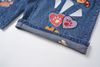 WES®️| QUẦN SHORT DENIM THÊU HOẠT HÌNH CAT DÁNG RỘNG UNISEX 6227