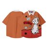 WES®️| ÁO SƠ MI NGẮN TAY THÊU HỌA TIẾT HOẠT HÌNH UNISEX YH700