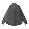 WES®️| ÁO SƠ MI JEAN DÀI TAY THÊU HỌA TIẾT HOẠT HÌNH UNISEX YH1083