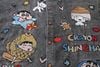 WES®️| ÁO SƠ MI JEAN DÀI TAY THÊU HỌA TIẾT HOẠT HÌNH SHINCHAN UNISEX HY1128