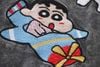 WES®️| ÁO SƠ MI JEAN DÀI TAY THÊU HỌA TIẾT HOẠT HÌNH SHINCHAN UNISEX HY1128