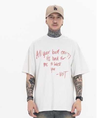 FG®️| ÁO THUN CỔ TRÒN NGẮN TAY IN HÌNH CHỮ OVERSIZE FG F184