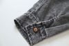 WES®️| ÁO SƠ MI JEAN DÀI TAY THÊU HỌA TIẾT HOẠT HÌNH SHINCHAN UNISEX HY1128