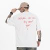 FG®️| ÁO THUN CỔ TRÒN NGẮN TAY IN HÌNH CHỮ OVERSIZE FG F184