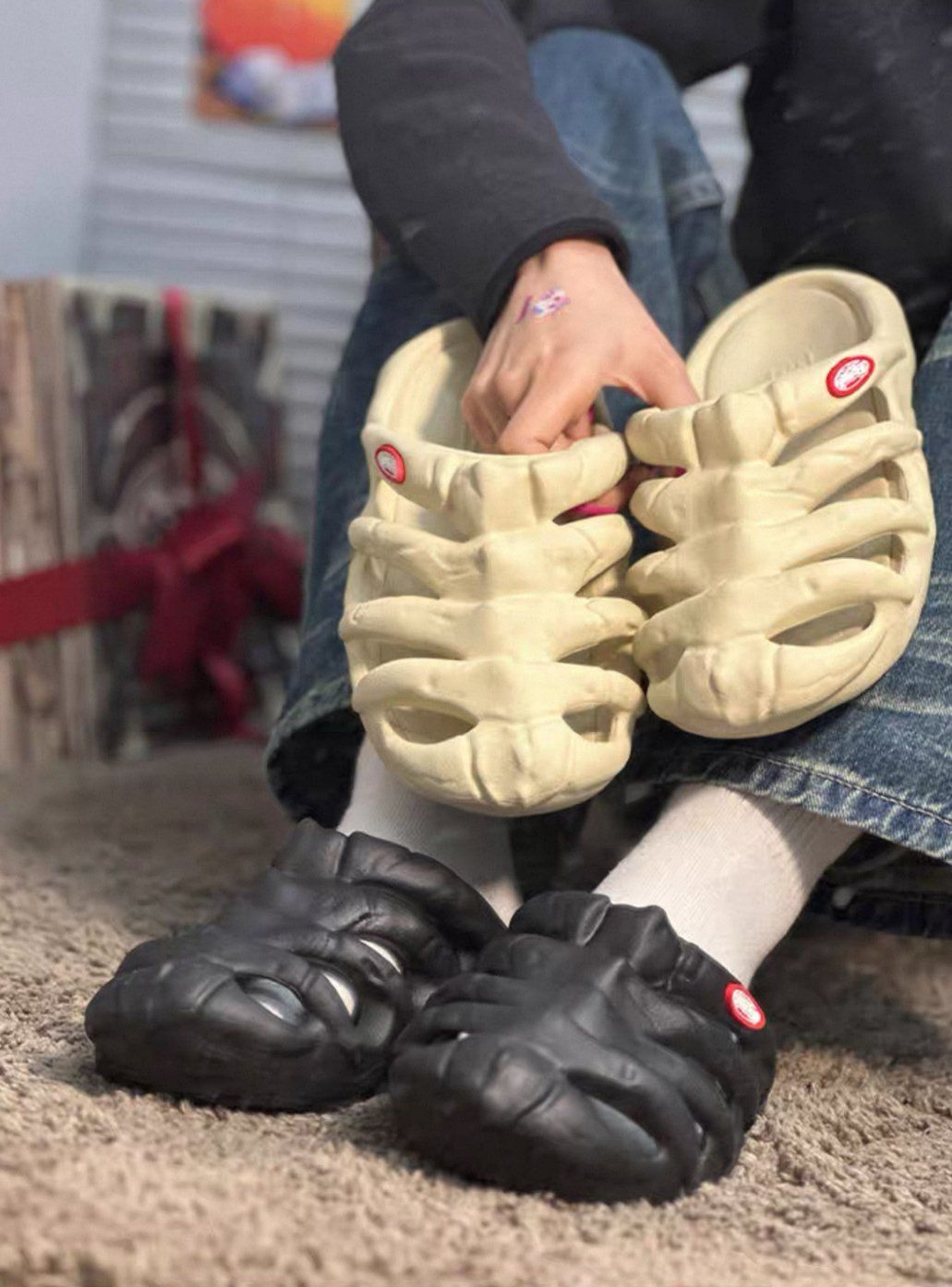 BBIMP™️| DÉP XƯƠNG ĐÚC CAO SU NGUYÊN KHỐI BBIMP UNISEX