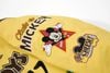 WES®️| ÁO KHOÁC BOMBER VẢI THÔ TRẦN BÔNG HỌA TIẾT THÊU MICKEY VINTAGE UNISEX  W6136