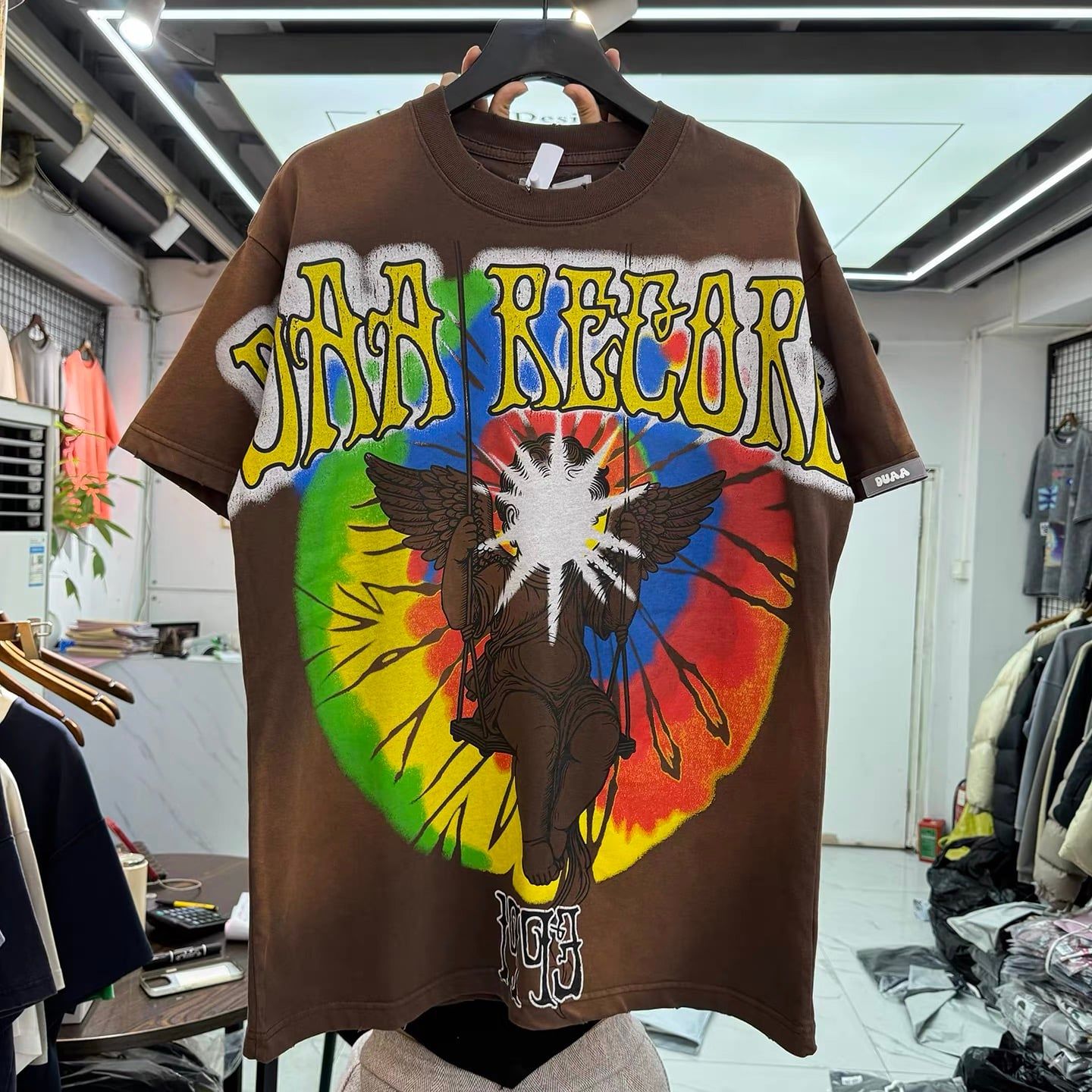 FK®️| ÁO THUN NGẮN TAY CỔ TRÒN COTTON IN HÌNH KTS ĐÍNH ĐÁ FK09