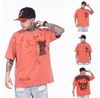 FK®️| ÁO THUN NGẮN TAY CỔ TRÒN COTTON IN HÌNH KTS RÁCH ĐÍNH ĐÁ FK04