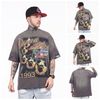 FK®️| ÁO THUN NGẮN TAY CỔ TRÒN COTTON IN HÌNH KTS RÁCH ĐÍNH ĐÁ DUAA FK14