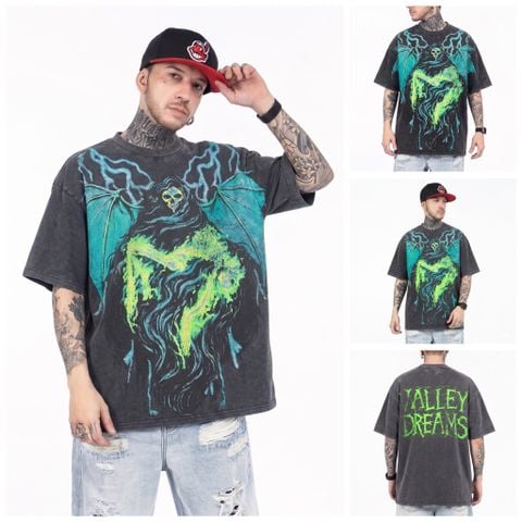 FK®️| ÁO THUN NGẮN TAY CỔ TRÒN COTTON IN HÌNH KTS FK01