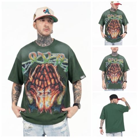 FK®️| ÁO THUN NGẮN TAY CỔ TRÒN COTTON IN HÌNH KTS FK02