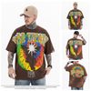 FK®️| ÁO THUN NGẮN TAY CỔ TRÒN COTTON IN HÌNH KTS ĐÍNH ĐÁ FK09