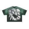 FK®️| ÁO THUN NGẮN TAY CỔ TRÒN COTTON IN HÌNH KTS ĐÍNH ĐÁ FK30