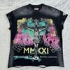 FK®️| ÁO THUN NGẮN TAY CỔ TRÒN COTTON IN HÌNH KTS ĐÍNH ĐÁ FK48
