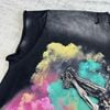 FK®️| ÁO THUN NGẮN TAY CỔ TRÒN COTTON IN HÌNH KTS ĐÍNH ĐÁ FK48