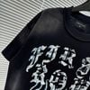 FK®️| ÁO THUN NGẮN TAY CỔ TRÒN COTTON IN HÌNH KTS ĐÍNH ĐÁ FK47
