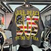 FK®️| ÁO THUN TAY LỠ THỤNG RỘNG NGANG CỔ TRÒN COTTON IN HÌNH KTS ĐÍNH ĐÁ FK45