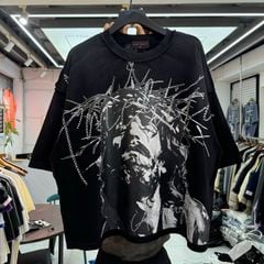 FK®️| ÁO THUN NGẮN TAY CỔ TRÒN COTTON IN HÌNH KTS ĐÍNH ĐÁ FK44