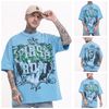 FK®️| ÁO THUN NGẮN TAY CỔ TRÒN COTTON IN HÌNH KTS ĐÍNH ĐÁ FK49