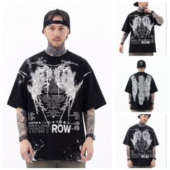 FK®️| ÁO THUN NGẮN TAY CỔ TRÒN COTTON IN HÌNH KTS ĐÍNH ĐÁ FK51