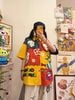 WES®️| ÁO SƠ MI NGẮN TAY THÊU HỌA TIẾT HOẠT HÌNH SHINCHAN UNISEX YH989