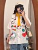 WES®️| ÁO SƠ MI NGẮN TAY THÊU HỌA TIẾT HOẠT HÌNH HELLO KITTY UNISEX 5250