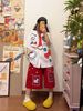 WES®️| ÁO SƠ MI NGẮN TAY THÊU HỌA TIẾT HOẠT HÌNH HELLO KITTY UNISEX 5250