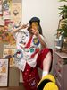 WES®️| ÁO SƠ MI NGẮN TAY THÊU HỌA TIẾT HOẠT HÌNH HELLO KITTY UNISEX 5250