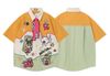WES®️| ÁO SƠ MI NGẮN TAY THÊU HỌA TIẾT HOẠT HÌNH SHINCHAN UNISEX 5242