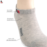Tất, Vớ Nam Cổ Ngắn Êm Ái, Khử Mùi Cotton Bizsock - BZS.005