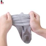 Combo 5 Đôi Vớ-Tất Nam Cổ Ngắn Có Đệm Cổ Chân, Thoáng Khí Bizsock