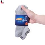 Combo 5 Đôi Vớ-Tất Nam Cổ Ngắn Có Đệm Cổ Chân, Thoáng Khí Bizsock