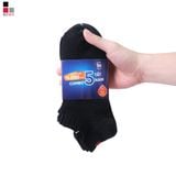 Combo 5 Đôi Vớ-Tất Nam Cổ Ngắn Có Đệm Cổ Chân, Thoáng Khí Bizsock