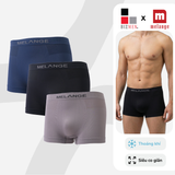 Set 3 Quần Sịp Nam Cao Cấp Melange Siêu Co Giãn, Thoáng Mát, Mềm Mại - MN.22.09