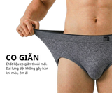 Hộp 3 Quần Lót, Quần Sịp Tam Giác Nam Melange Siêu Co Giãn, Thoáng Mát, Mềm Mại - MA.22.11